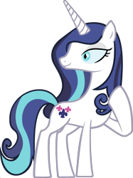 Size: 1920x2565 | Tagged: safe, edit, fleur-de-lis, shining armor, pony, unicorn, female, fusion, mare, palette swap, ponyar fusion, recolor, simple background, solo, transparent background, vector, vector edit