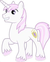 Size: 1920x2350 | Tagged: safe, edit, fleur-de-lis, shining armor, pony, unicorn, fusion, male, palette swap, ponyar fusion, raised hoof, recolor, simple background, solo, stallion, transparent background, unshorn fetlocks, vector, vector edit