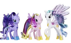 Size: 487x298 | Tagged: safe, princess cadance, princess celestia, princess luna, alicorn, pony, my little pony: the movie, merchandise, official, princess parade, toy