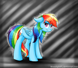 Size: 1200x1043 | Tagged: safe, artist:moonlightfl, rainbow dash, pegasus, pony, female, mare, simple background, solo