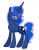 Size: 763x971 | Tagged: safe, artist:duyguusss, princess luna, alicorn, pony, base used, one eye closed, simple background, solo, transparent background, wink