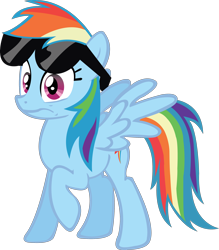 Size: 2544x2898 | Tagged: safe, artist:midnite99, rainbow dash, pegasus, pony, simple background, transparent background, vector