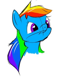 Size: 600x799 | Tagged: safe, artist:amazome, artist:sparkyplx, rainbow dash, pegasus, pony, female, mare, sketch