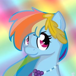 Size: 5000x5000 | Tagged: safe, artist:derpiliciouspony, rainbow dash, pegasus, pony, absurd resolution, clothes, dress, gala dress