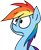 Size: 631x768 | Tagged: safe, artist:strangiesleepy, rainbow dash, pegasus, pony, female, mare, simple background, solo, transparent background