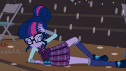 Size: 1366x768 | Tagged: safe, derpibooru import, screencap, sci-twi, twilight sparkle, equestria girls, friendship games, solo