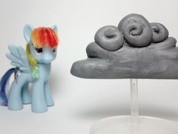 Size: 800x600 | Tagged: safe, rainbow dash, pegasus, pony, friendship is witchcraft, brushable, custom, raincloud, toy