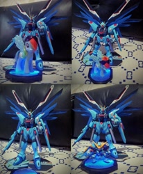 Size: 2062x2500 | Tagged: safe, rainbow dash, pegasus, pony, custom, freedom gundam, gundam, gundam seed, gundam seed destiny