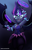 Size: 567x900 | Tagged: safe, artist:xenstroke, derpibooru import, midnight sparkle, sci-twi, twilight sparkle, equestria girls, friendship games, armpits, dark magic, magic, solo, wings