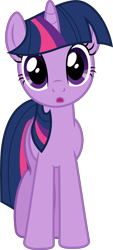 Size: 5812x12812 | Tagged: safe, artist:geometrymathalgebra, derpibooru import, twilight sparkle, the crystal empire, .svg available, :o, absurd resolution, cute, daaaaaaaaaaaw, looking at you, o.o, shocked, simple background, solo, transparent background, twiabetes, vector, wide eyes