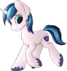 Size: 1709x1806 | Tagged: safe, artist:av-4, artist:avastin4, shining armor, pony, unicorn, big ears, chest fluff, ear fluff, eye clipping through hair, leg fluff, male, shining adorable, simple background, solo, stallion, transparent background