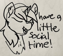 Size: 1874x1668 | Tagged: safe, artist:rainbow eevee, shining armor, pony, unicorn, bust, drawing, eyes closed, lineart, male, smiling, solo, traditional art