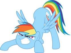 Size: 7822x5829 | Tagged: safe, artist:abion47, rainbow dash, pegasus, pony, absurd resolution, simple background, solo, transparent background, vector