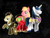 Size: 1600x1200 | Tagged: safe, artist:morningstar-1337, edit, big macintosh, doctor whooves, shining armor, pony, unicorn, space, wallpaper, wallpaper edit