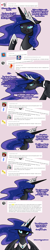 Size: 750x3750 | Tagged: safe, artist:cosmalumi, nightmare moon, alicorn, pony, ask, comic, solo, tumblr, tumblr:ask queen moon