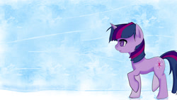 Size: 1920x1080 | Tagged: safe, artist:konik006, derpibooru import, twilight sparkle, pony, unicorn, colored pupils, female, mare, raised hoof, solo, wallpaper