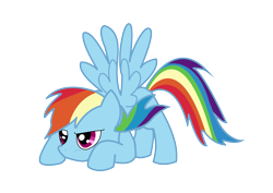 Size: 1587x1123 | Tagged: safe, artist:nebulonb100, rainbow dash, pegasus, pony, simple background, transparent background, vector