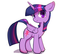 Size: 554x480 | Tagged: safe, artist:youhoujou, derpibooru import, twilight sparkle, twilight sparkle (alicorn), alicorn, pony, female, mare, simple background, solo