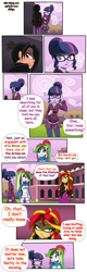 Size: 810x2545 | Tagged: safe, artist:nekojackun, derpibooru import, rainbow dash, sci-twi, sunset shimmer, twilight sparkle, oc, oc:red soul, comic:the worst, equestria girls, comic