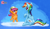 Size: 3108x1820 | Tagged: safe, artist:clouddg, rainbow dash, scootaloo, pegasus, pony, cloud, hat, pith helmet, scootalove