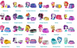 Size: 1242x770 | Tagged: safe, apple bloom, applejack, diamond tiara, fluttershy, lyra heartstrings, photo finish, pinkie pie, princess cadance, rainbow dash, rarity, sci-twi, scootaloo, shining armor, starlight glimmer, sunset shimmer, twilight sparkle, twilight sparkle (alicorn), alicorn, equestria girls, clothes, converse, cutie mark crew, dress, flipflop, glasses, jewelry, necklace, purse, shoes, toy