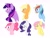 Size: 2048x1536 | Tagged: safe, artist:periwinkietwinkie, derpibooru import, applejack, fluttershy, pinkie pie, rainbow dash, rarity, twilight sparkle, twilight sparkle (alicorn), alicorn, earth pony, pegasus, pony, unicorn, alternate hairstyle, female, mane six, mare, older