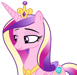 Size: 3078x2996 | Tagged: safe, artist:sketchmcreations, princess cadance, alicorn, pony, once upon a zeppelin, raised eyebrow, raised eyebrows, simple background, smiling, transparent background, vector
