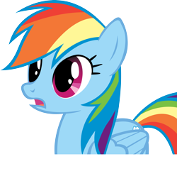 Size: 3975x3951 | Tagged: safe, artist:rainbowcrab, rainbow dash, pegasus, pony, simple background, transparent background, vector