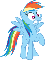 Size: 9370x12416 | Tagged: safe, artist:dabupl, rainbow dash, pegasus, pony, absurd resolution, simple background, solo, transparent background, vector