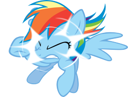 Size: 5000x3772 | Tagged: safe, artist:fabulouspony, rainbow dash, pegasus, pony, fourth wall, simple background, transparent background, vector