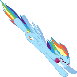 Size: 7000x6966 | Tagged: safe, artist:richhap, rainbow dash, pegasus, pony, absurd resolution, simple background, transparent background, vector