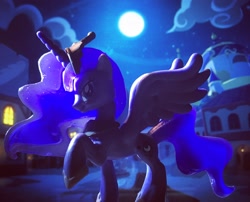 Size: 2488x2011 | Tagged: safe, artist:lucaspratt, princess luna, blind bag, irl, merchandise, photo, still life, toy