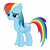 Size: 10800x10800 | Tagged: safe, artist:peachspices, rainbow dash, pegasus, pony, absurd resolution, simple background, solo, transparent background, vector