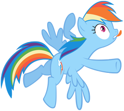 Size: 4608x4130 | Tagged: safe, artist:dentist73548, rainbow dash, pegasus, pony, absurd resolution, simple background, transparent background, vector