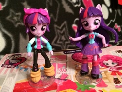 Size: 1024x768 | Tagged: safe, derpibooru import, pinkie pie, twilight sparkle, equestria girls, clothes, doll, equestria girls minis, irl, photo, skirt, toy