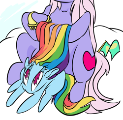 Size: 5400x5281 | Tagged: safe, artist:horny-eunuchorn, rainbow dash, pegasus, pony, absurd resolution, baby, cloudsdale, wingding eyes, young