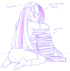 Size: 1280x1305 | Tagged: safe, artist:jonfawkes, derpibooru import, twilight sparkle, human, adorkable, book, clothes, cute, dork, food, humanized, i'm pancake, missing shoes, pancakes, sleeping, socks, solo, that pony sure does love books