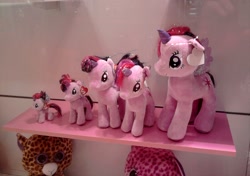 Size: 1280x899 | Tagged: safe, derpibooru import, twilight sparkle, pony, unicorn, antalya, irl, official, photo, plushie, size comparison, turkey (country), ty