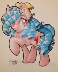 Size: 400x496 | Tagged: safe, artist:mychelle, cozy glow, pegasus, pony, older, solo, traditional art