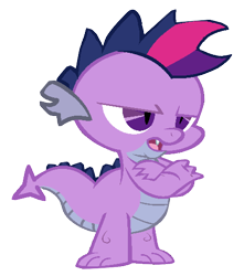 Size: 458x518 | Tagged: safe, artist:arronskull66, derpibooru import, barb, dusk shine, spike, twilight sparkle, dragon, dragonified, rule 63, rule 63'd rule 63, simple background, solo, species swap, transparent background, twilidragon