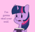 Size: 1280x1167 | Tagged: safe, artist:estrill, derpibooru import, twilight sparkle, askbookobsessedtwilight, book, dialogue, open mouth, solo, that pony sure does love books