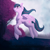 Size: 2000x2000 | Tagged: safe, artist:miss-cats, derpibooru import, twilight sparkle, twilight sparkle (alicorn), alicorn, pony, female, flying, looking up, mare, solo, tree