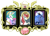 Size: 1600x1164 | Tagged: safe, artist:hinoraito, derpibooru import, princess celestia, princess luna, twilight sparkle, oc, oc:fausticorn, alicorn, pony, alicorn oc, church, faust worship, frame, goddess, icon, lauren faust, my little pony logo, nimbus, religion, simple background, transparent background, trinity