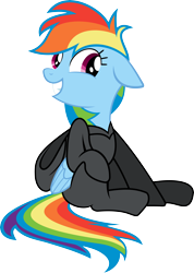 Size: 5371x7558 | Tagged: safe, artist:critchleyb, rainbow dash, pegasus, pony, absurd resolution, catsuit, simple background, transparent background, vector