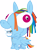 Size: 4417x6000 | Tagged: safe, artist:masem, idw, rainbow dash, pegasus, pony, absurd resolution, clothes, costume, glare, idw showified, looking at you, pony costume, simple background, solo, transparent background, unamused, vector