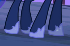 Size: 242x159 | Tagged: safe, screencap, princess luna, alicorn, pony, luna eclipsed, cropped, hooves, legs, pictures of legs, solo