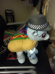 Size: 1280x1707 | Tagged: safe, rainbow dash, original species, build-a-bear, custom, irl, photo, plushie