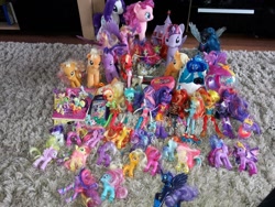 Size: 1200x900 | Tagged: safe, applejack, bon bon, fluttershy, lyra heartstrings, nightmare moon, pinkie pie, princess cadance, princess celestia, princess flurry heart, princess luna, rainbow dash, rarity, sci-twi, shining armor, sunny flare, sunset shimmer, sweetie drops, twilight sparkle, twilight sparkle (alicorn), alicorn, pony, equestria girls, friendship games, alicornified, humane five, humane seven, humane six, irl, mane six, photo, prince shining armor, race swap, tecna, toy