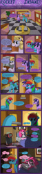 Size: 2496x10200 | Tagged: safe, artist:seventozen, pinkie pie, rainbow dash, twilight sparkle, earth pony, pegasus, pony, comic:rocket to insanity, fanfic:rocket to insanity, fanfic, fanfic art, hospital