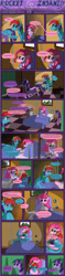 Size: 2496x10500 | Tagged: safe, artist:seventozen, pinkie pie, rainbow dash, twilight sparkle, earth pony, pegasus, pony, comic:rocket to insanity, fanfic:rocket to insanity, comic, fanfic, fanfic art, hospital